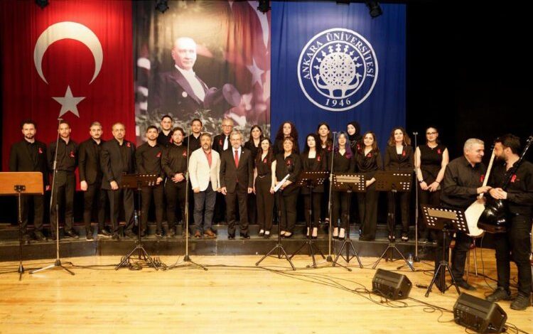 Ankara Üniversitesi’nde afetzede illerin türküleri yankılandı