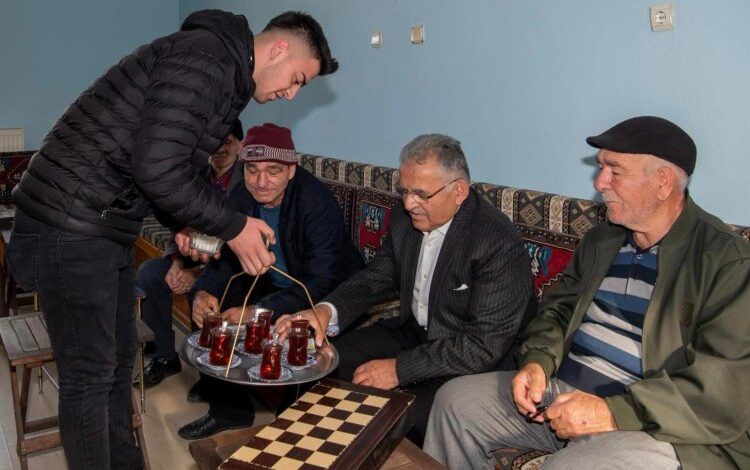 Mimarsinan’da çay buluşması Mimarsinan’da çay buluşması