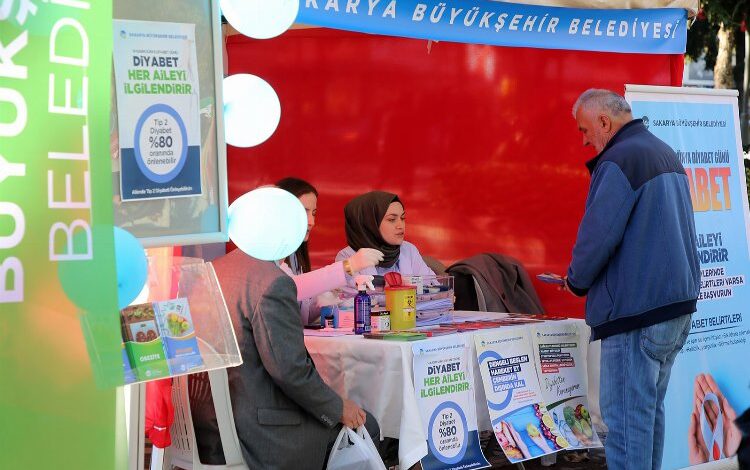 Sakarya’da Dünya Diyabet Günü’nde anlamlı çalışma