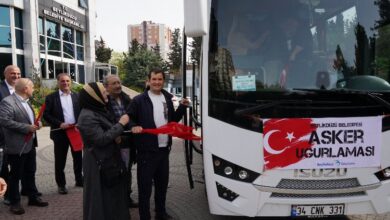 Beylikdüzü’nden askerler için temsili uğurlama