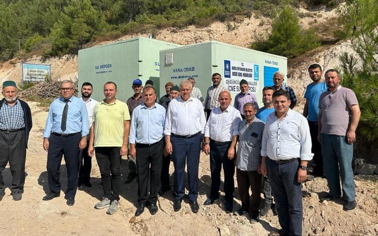 Bursa Büyükorhan su için artık tanker beklemeyecek Bursa Büyükorhan su için artık tanker beklemeyecek