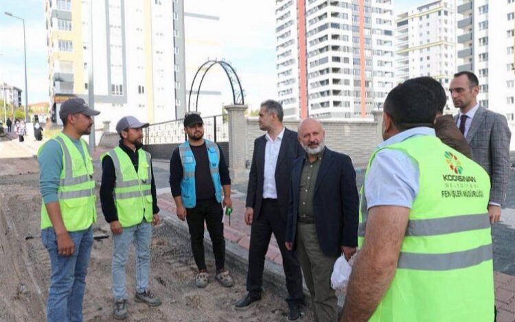 Kayseri Kocasinan’da asfalt mesaisi