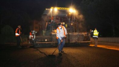 İnegöl Alanyurt’ta asfalt uygulamaları sürüyor