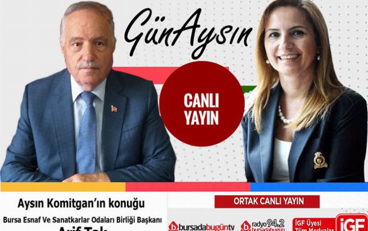 BESOB Başkanı Arif Tak canlı yayında konuşuyor