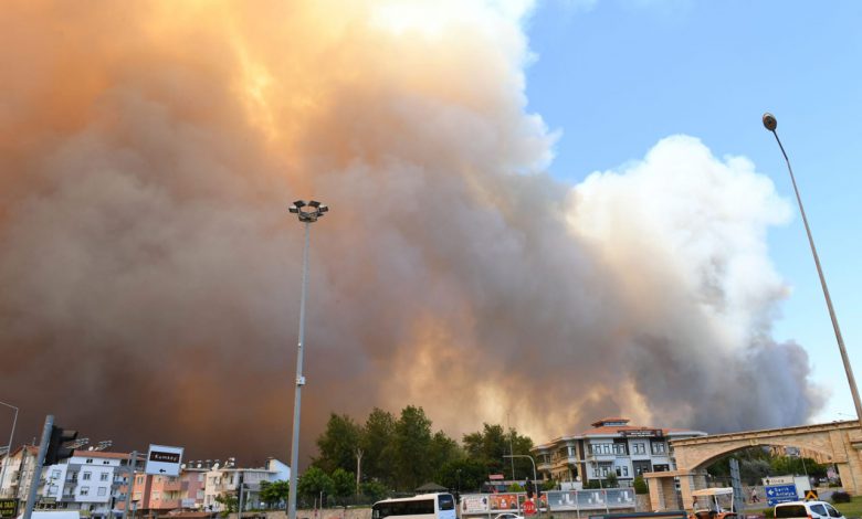 Antalya Manavgat’ta orman yangını büyüyor