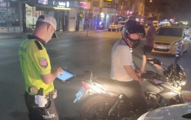 Keşan’da motosiklet denetimi