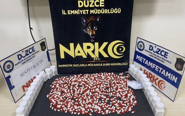 Düzce’de uyuşturucu ticaretine 2 tutuklama