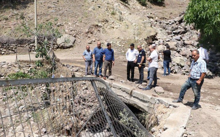 Manisa Demirci’de yaşanan sel sonrası taşkın önlemi!