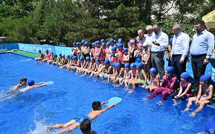 Bursa’da okul bahçelerinde serinleten eğitim