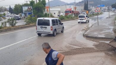 Bodrum’da ekipler sağanak teyakkuzda