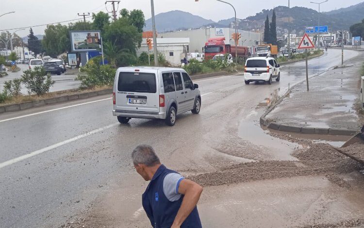 Bodrum’da ekipler sağanak teyakkuzda