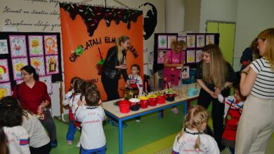 Annelerle çocukların eğlenceli buluşması