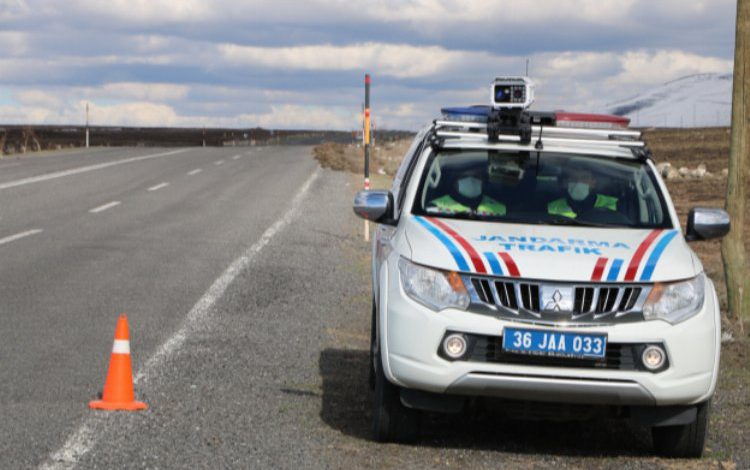 Yerli mobil hız tespiti Kars’ta kullanıldı