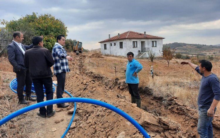 Manisa Salihli’de bir mahalle daha sağlıklı suya kavuşuyor