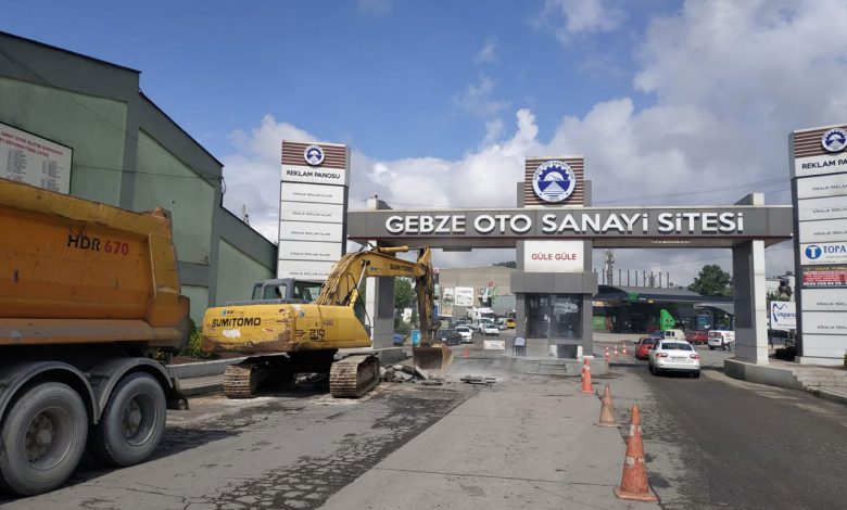 Kocaeli Gebze Oto Sanayi’de üstyapı sürüyor Kocaeli Gebze Oto Sanayi’de üstyapı sürüyor