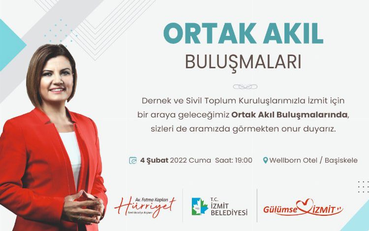 Kocaeli İzmit Belediyesi ve dernekler 2’nci kez Ortak Akıl’da buluşuyor Kocaeli İzmit Belediyesi ve dernekler 2’nci kez Ortak Akıl’da buluşuyor