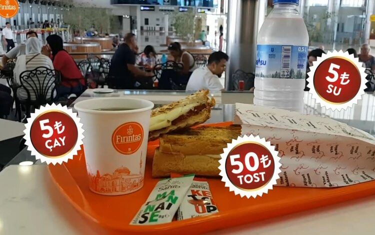 Havalimanındaki fiyatlar şok ediyor Havalimanındaki fiyatlar şok ediyor