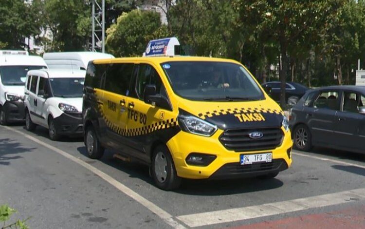 Yeni taksiler İstanbul sokaklarında