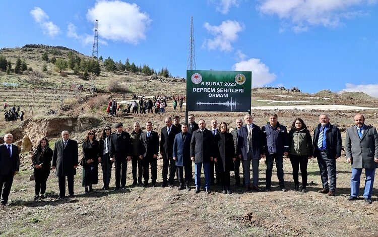 Nevşehir’de deprem şehitlerine hatıra ormanı Nevşehir’de deprem şehitlerine hatıra ormanı
