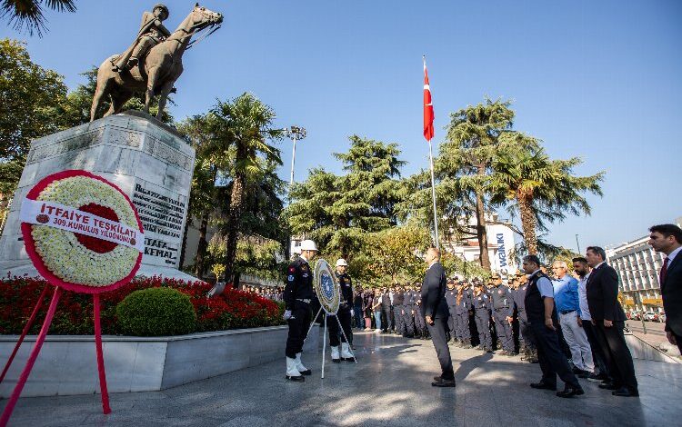 İtfaiye Teşkilatı 309 yaşında… Teşkilattan Bursa’da çelenk