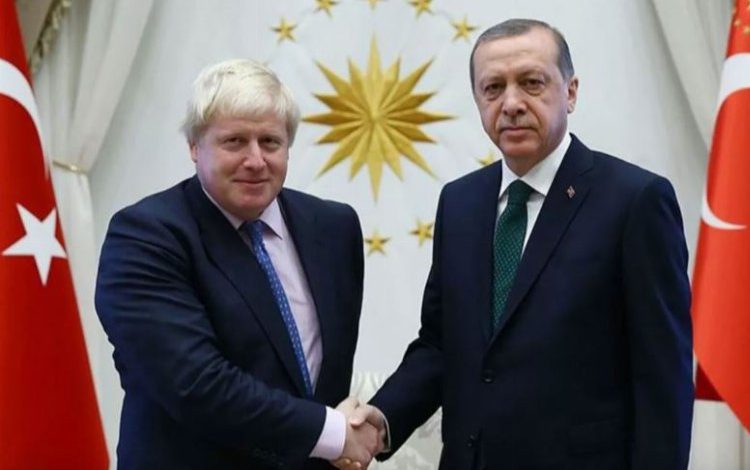 Erdoğan, Johnson ile görüştü