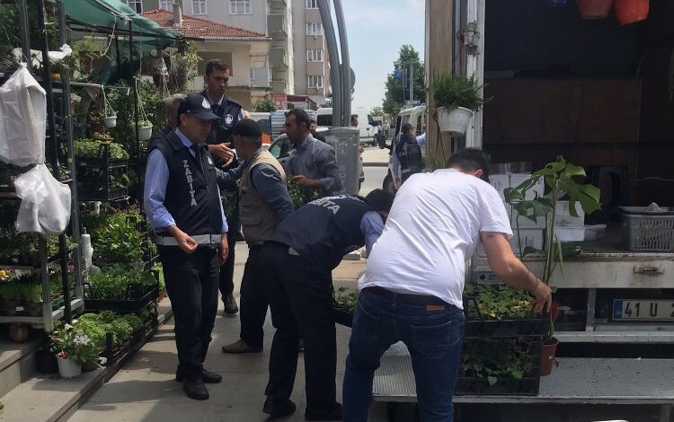 Gebze Zabıtası’ndan seyyar denetimi