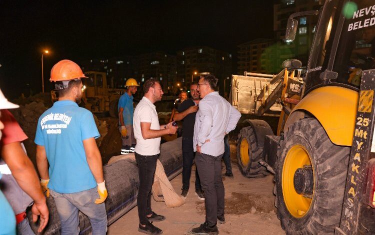 Nevşehir Belediyesi’nden içme suyu çalışması