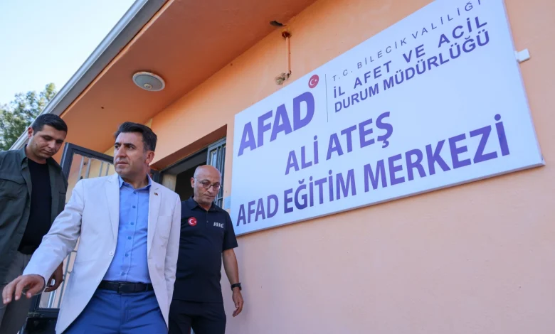 Bilecik’e  AFAD Eğitim Merkezi kuruluyor