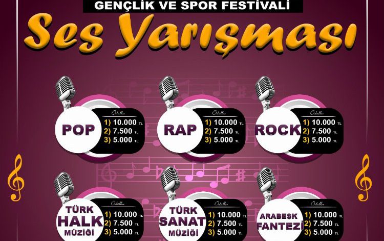 Gaziantep’te ‘Ses’ yarışması