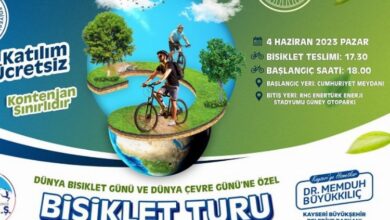 Kayseri Büyükşehir’den özel bisiklet turu