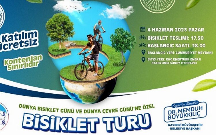 Kayseri Büyükşehir’den özel bisiklet turu