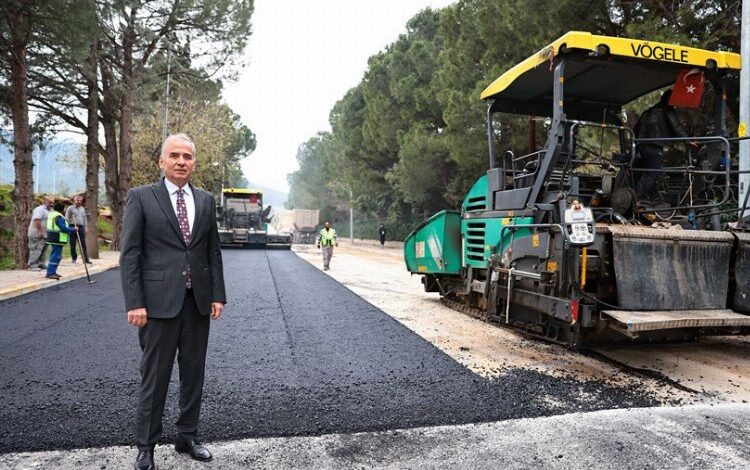 Denizli sıcak asfalt seferberliği sürüyor Denizli sıcak asfalt seferberliği sürüyor