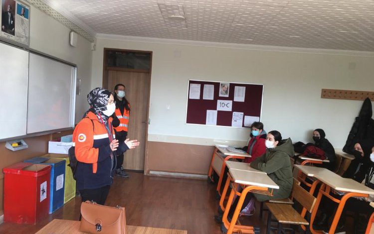 Bursa Gemlik’te okullarda tatbikat Bursa Gemlik’te okullarda tatbikat