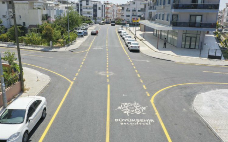 Didim yollarını yenilendi Didim yollarını yenilendi