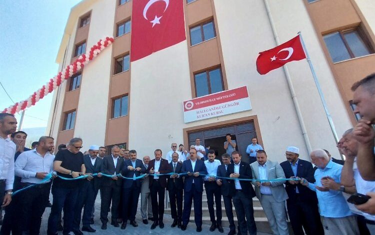 Hacı Ganime Güngör Kur’an Kursu hizmete açıldı Hacı Ganime Güngör Kur’an Kursu hizmete açıldı