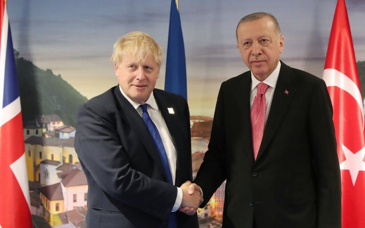 Cumhurbaşkanı Erdoğan Johnsan ile görüştü Cumhurbaşkanı Erdoğan Johnsan ile görüştü