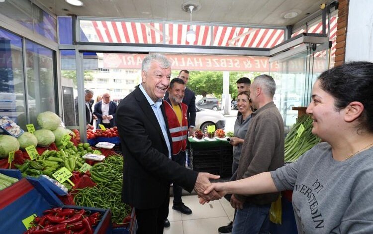 Ali Engin esnafın sesine kulak verdi