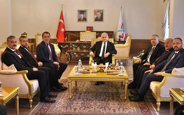 Binali Yıldırım’dan Nevşehir Belediyesi’ne ziyaret