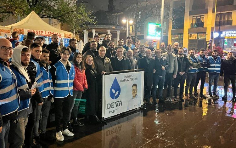 Bursa’da DEVA’lılar ‘iftardan sahura’ sahada