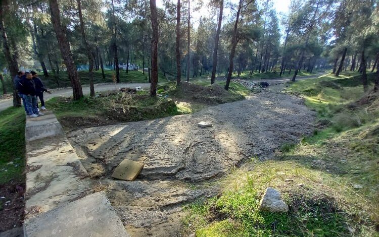 Manisa’da dere yatağında akış sağlandı Manisa’da dere yatağında akış sağlandı