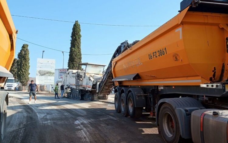 Muğla Bodrum’da sıcak asfalt çalışmaları başladı Muğla Bodrum’da sıcak asfalt çalışmaları başladı
