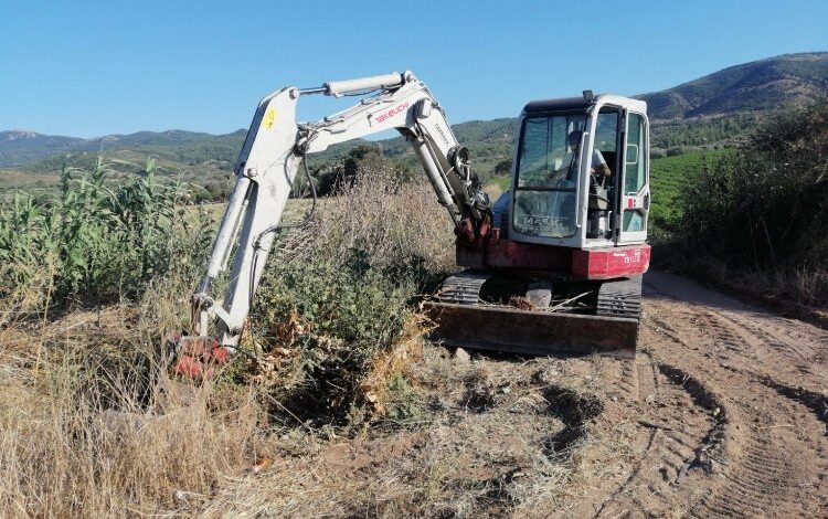 Manisa Saruhanlı’da dere temizliği