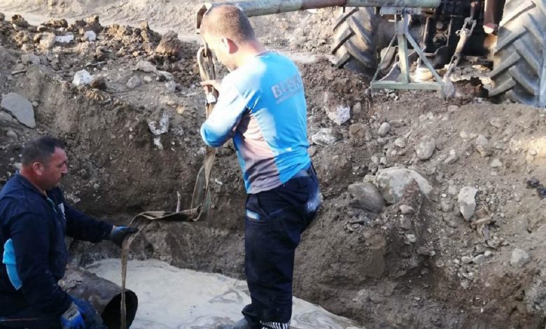 Bursa’da Alman Kanalı yolunda alt yapı tamam