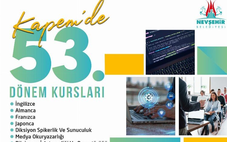 KAPEM’de 53’ncü dönem başvuruları başladı