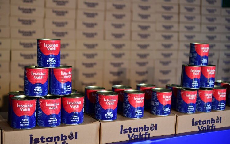 Konserveler ihtiyaç sahiplerine