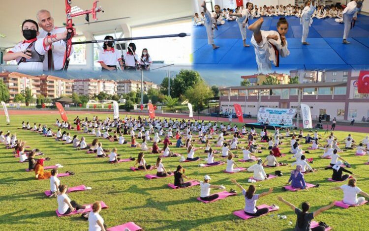 Ücretsiz spor kurslarına yoğun ilgi