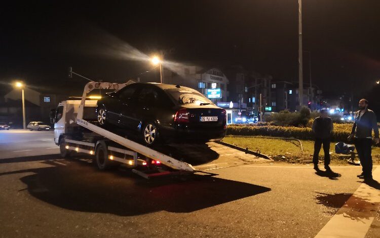 Düzce’de trafik kazası: 1 yaralı