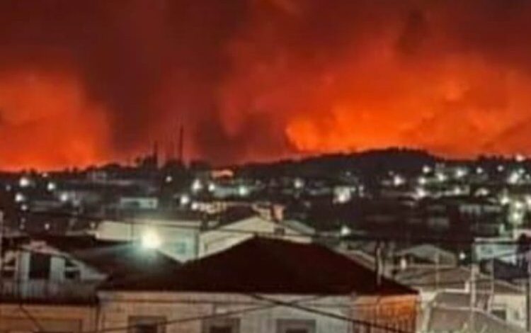 Batı Trakya’daki yangınlar Edirne’yi tehdit ediyor Batı Trakya’daki yangınlar Edirne’yi tehdit ediyor