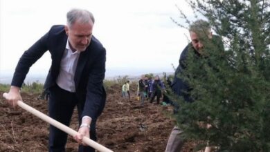 Bursa İnegöl’de ‘’Cumhuriyete Nefes’’ fidanları dikildi