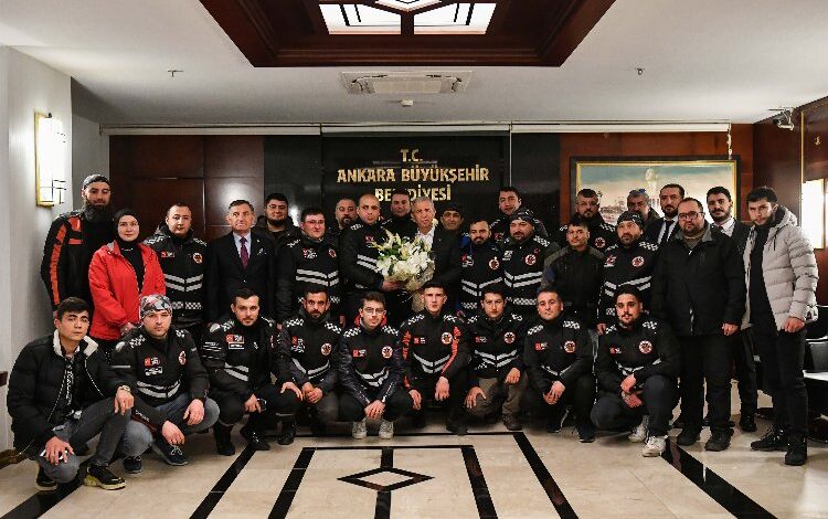 Motokuryelerden Yavaş’a teşekkür Motokuryelerden Yavaş’a teşekkür